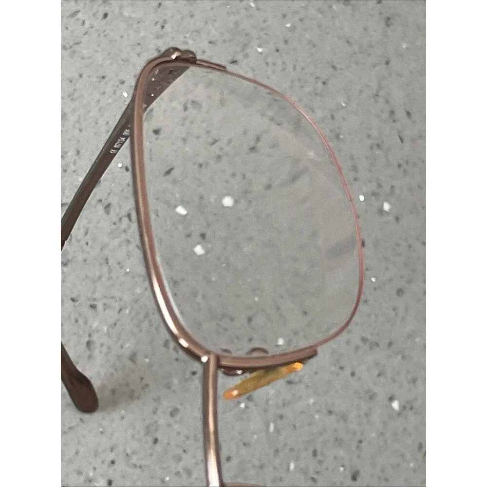 NAUTICA N 7134 005 DARK BROWN 50-18-140 FLEX HINGES Frames ONLY Half Rim Bronze